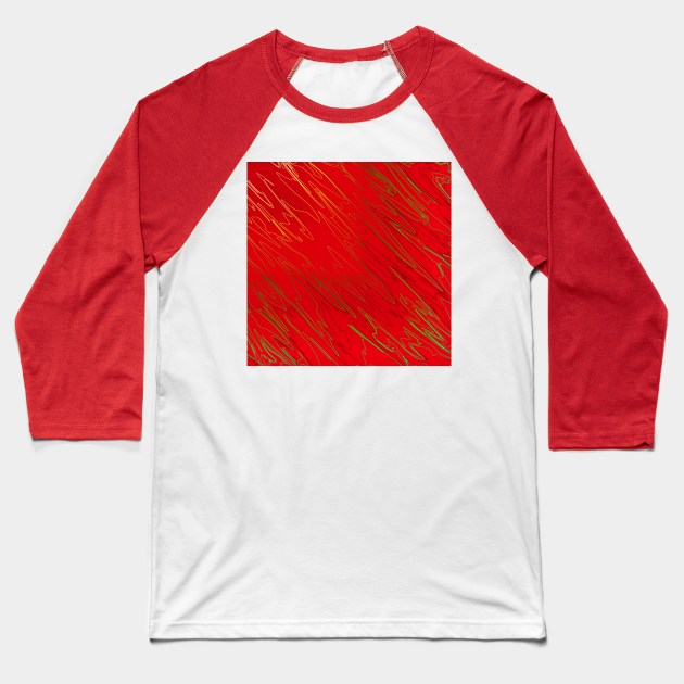 Marbled Red Baseball T-Shirt by BlakCircleGirl